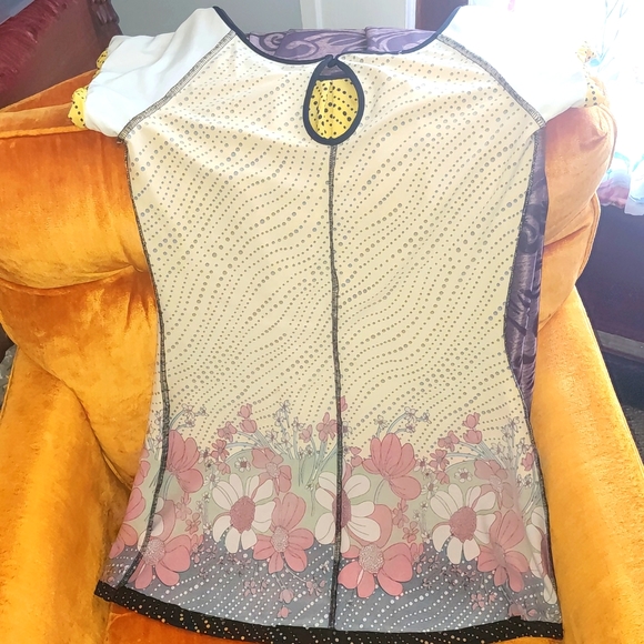 Retro Yellow Pixie Dress - Picture 3 of 9